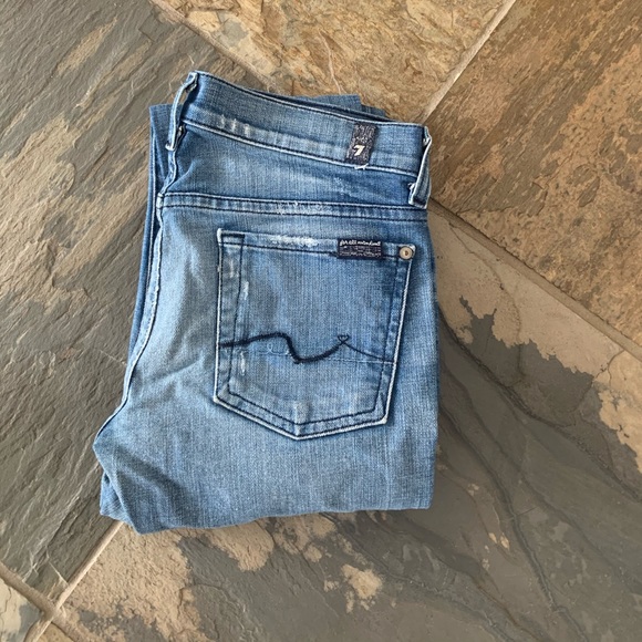 7 For All Mankind Gwenevere Super Skinny Jeans - Picture 7 of 9